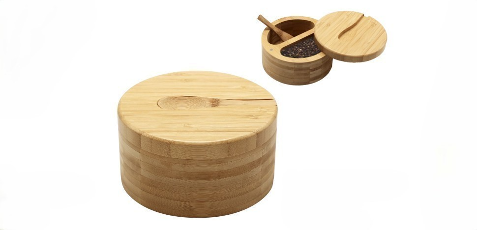 BAMBOO SALT BOX