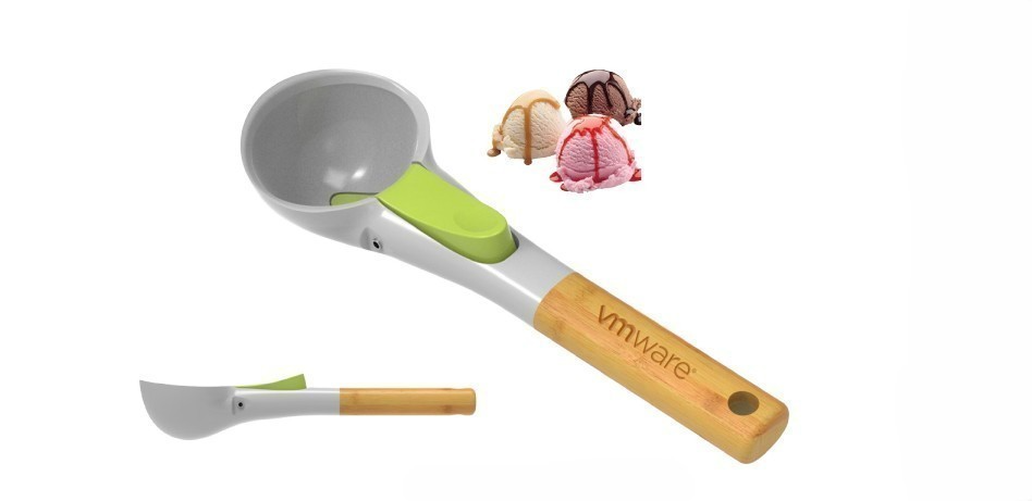 BAMBOO HANDLE ICE CREAM SCOOP