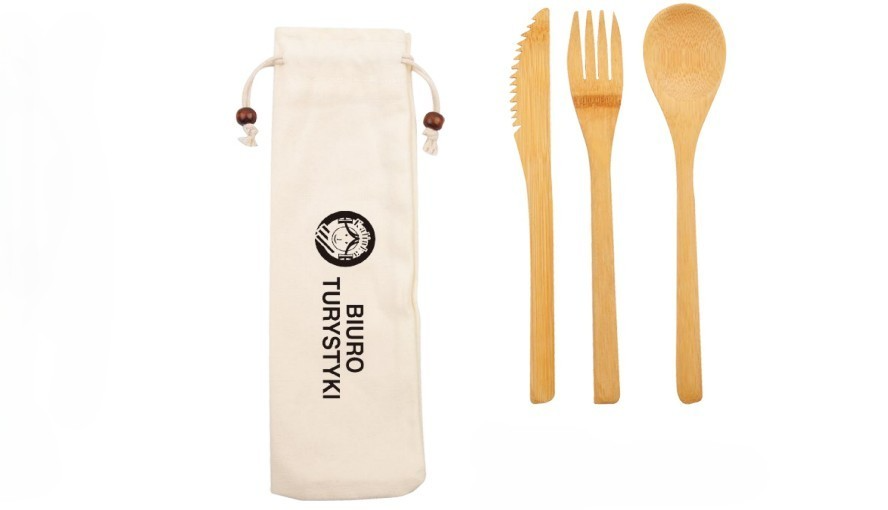 BAMBOO KNIFE AND FORK SET