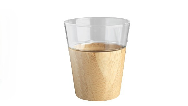 BAMBOO GLASS MUG