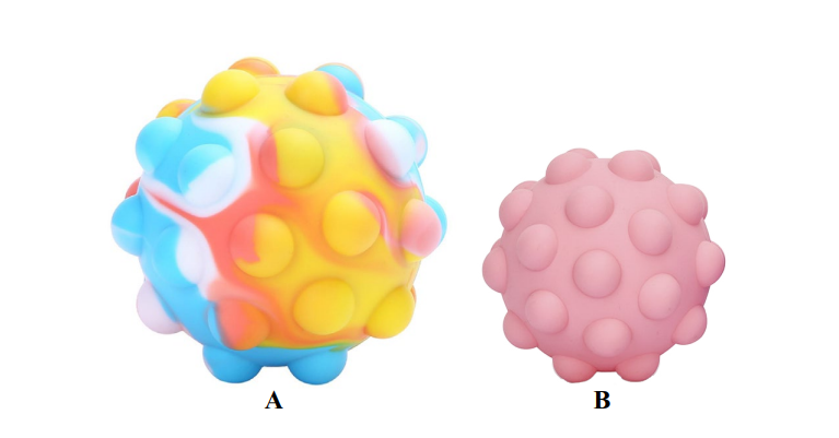 SILICONE 3D DECOMPRESSION BALL